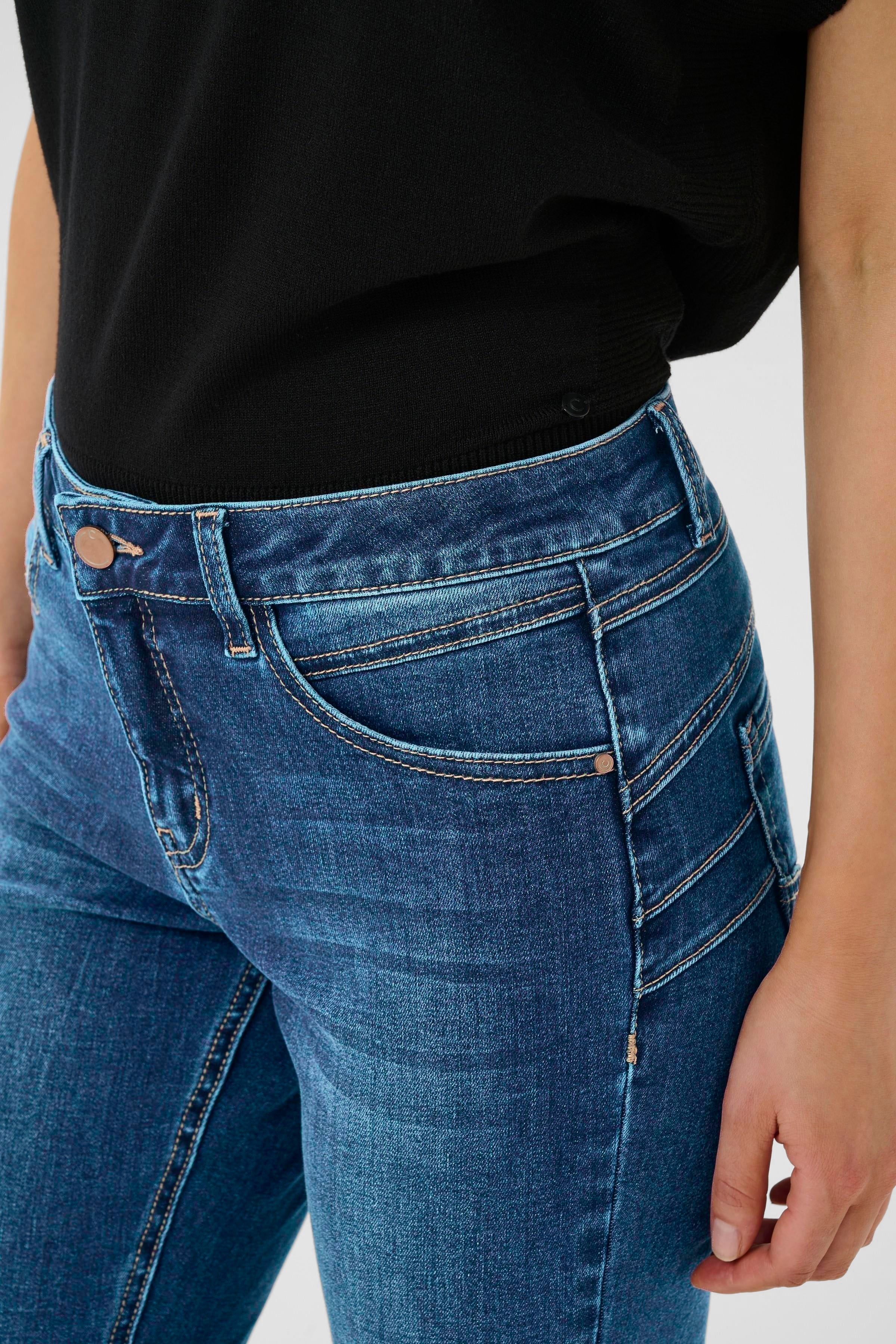 2026FW - Cream - Jeans - Josefine 7/8 - Shape Fit