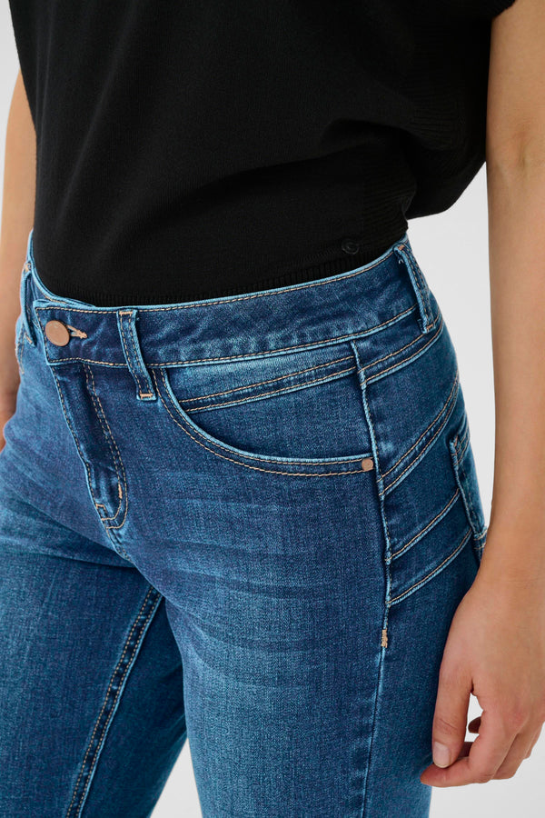 2026FW - Cream - Jeans - Josefine 7/8 - Shape Fit