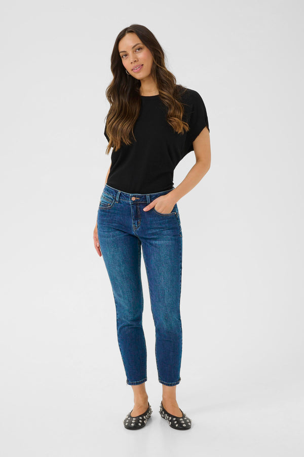 2026FW - Cream - Jeans - Josefine 7/8 - Shape Fit