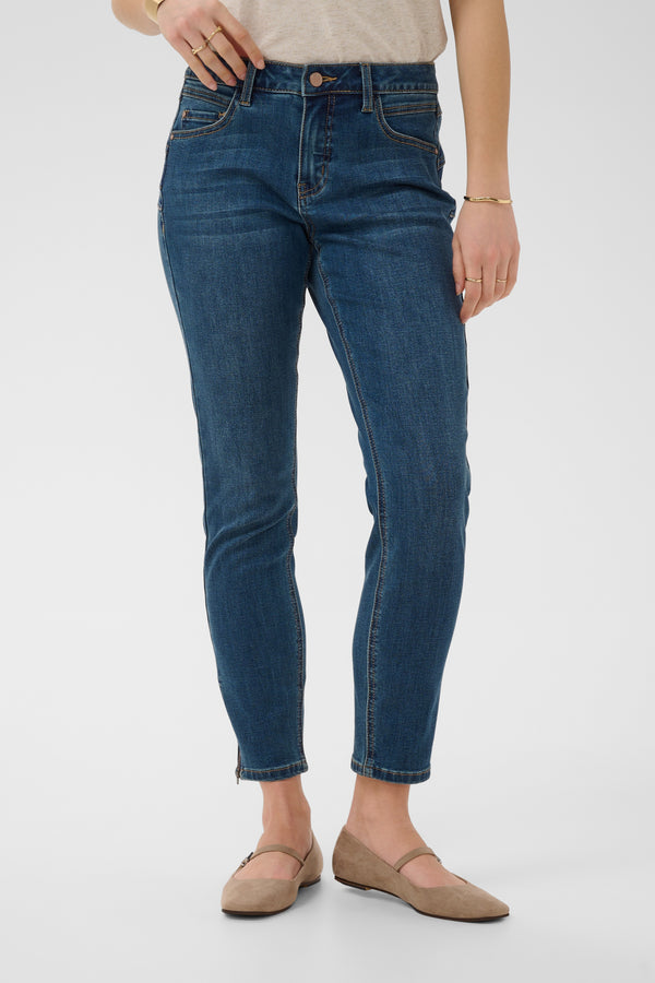 2026FW - Cream - Jeans - Josefine 7/8 - Shape Fit