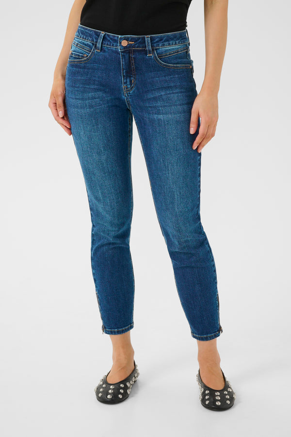 2026FW - Cream - Jeans - Josefine 7/8 - Shape Fit