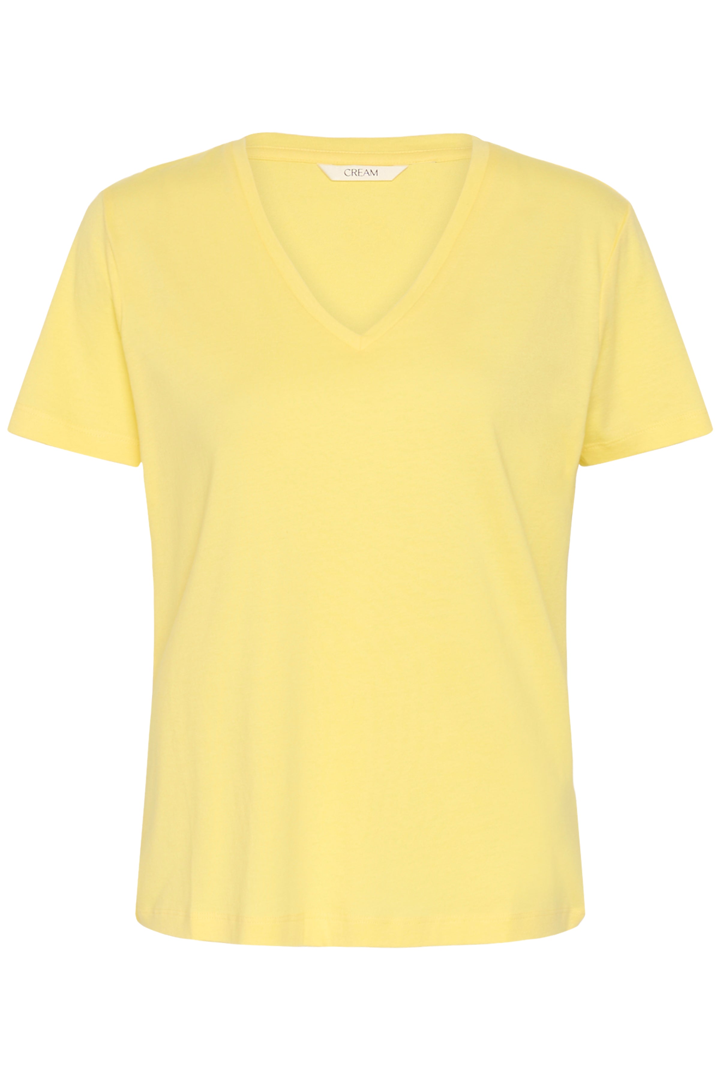 2026SS - Cream T-Shirt - CRNaia Deep V-neck T-Shirt