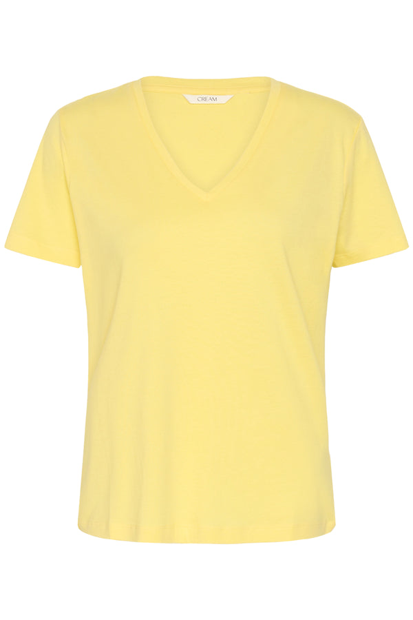 2026SS - Cream T-Shirt - CRNaia Deep V-neck T-Shirt