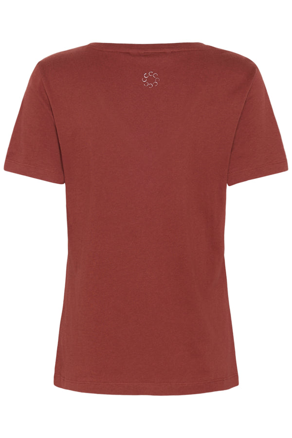 2026SS - Cream T-Shirt - CRNaia Deep V-neck T-Shirt