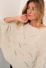 2024FW - Cream - Poncho - CRMistletoe