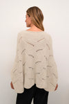 2024FW - Cream - Poncho - CRMistletoe