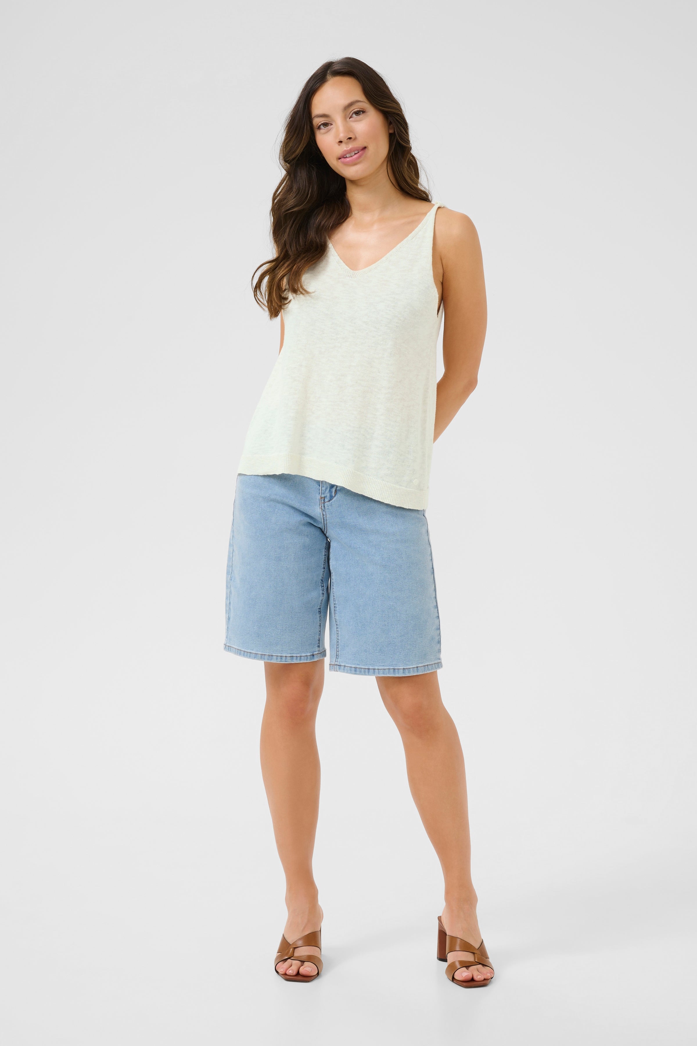 2025SS - Cream - Pull - Evisa Knit Top