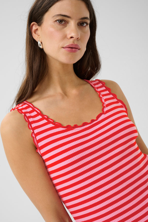 2025SS - Cream - Chandail - Ribba Stripe Top (Choix de 2 couleurs)