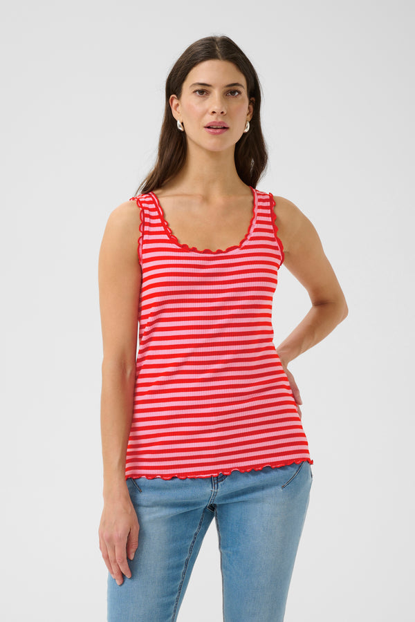 2025SS - Cream - Chandail - Ribba Stripe Top (Choix de 2 couleurs)