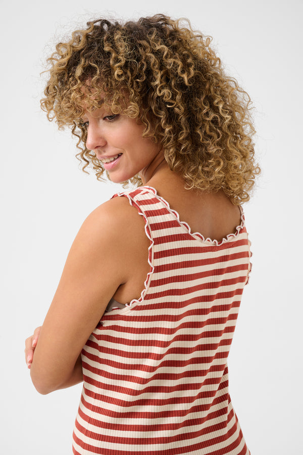 2025SS - Cream - Chandail - Ribba Stripe Top (Choix de 2 couleurs)
