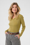 2025FW - Cream - T-Shirt - Talia Rib (Choix de 2 couleurs)