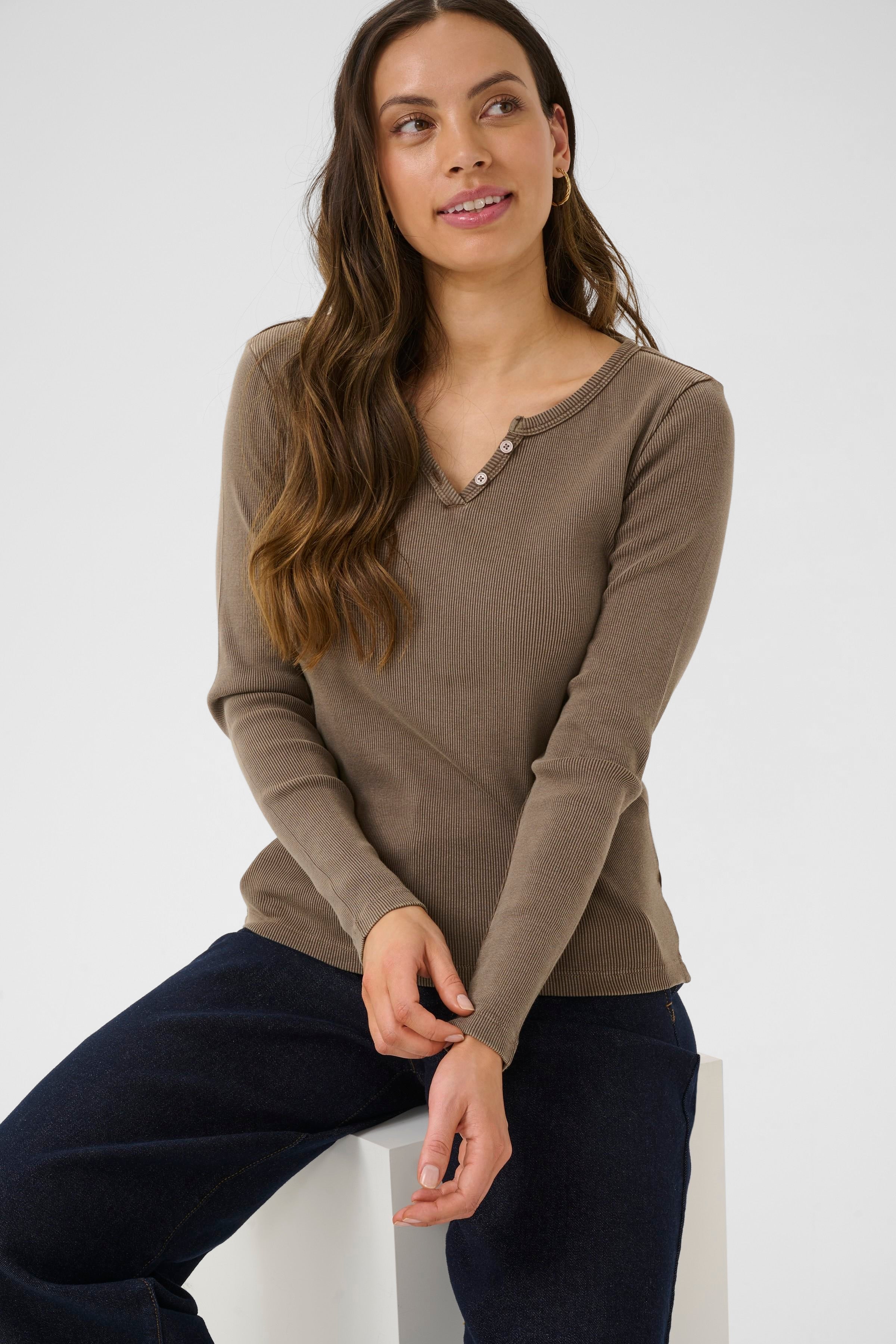 2025FW - Cream - T-Shirt - Talia Rib (Choix de 2 couleurs)