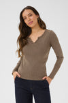 2025FW - Cream - T-Shirt - Talia Rib (Choix de 2 couleurs)