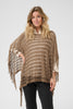2025FW - Cream - Poncho - Alpah Knit