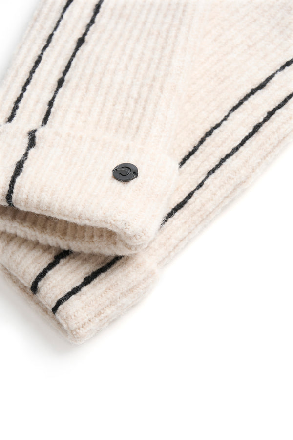 2025FW - Cream - Gants - Taya Knit