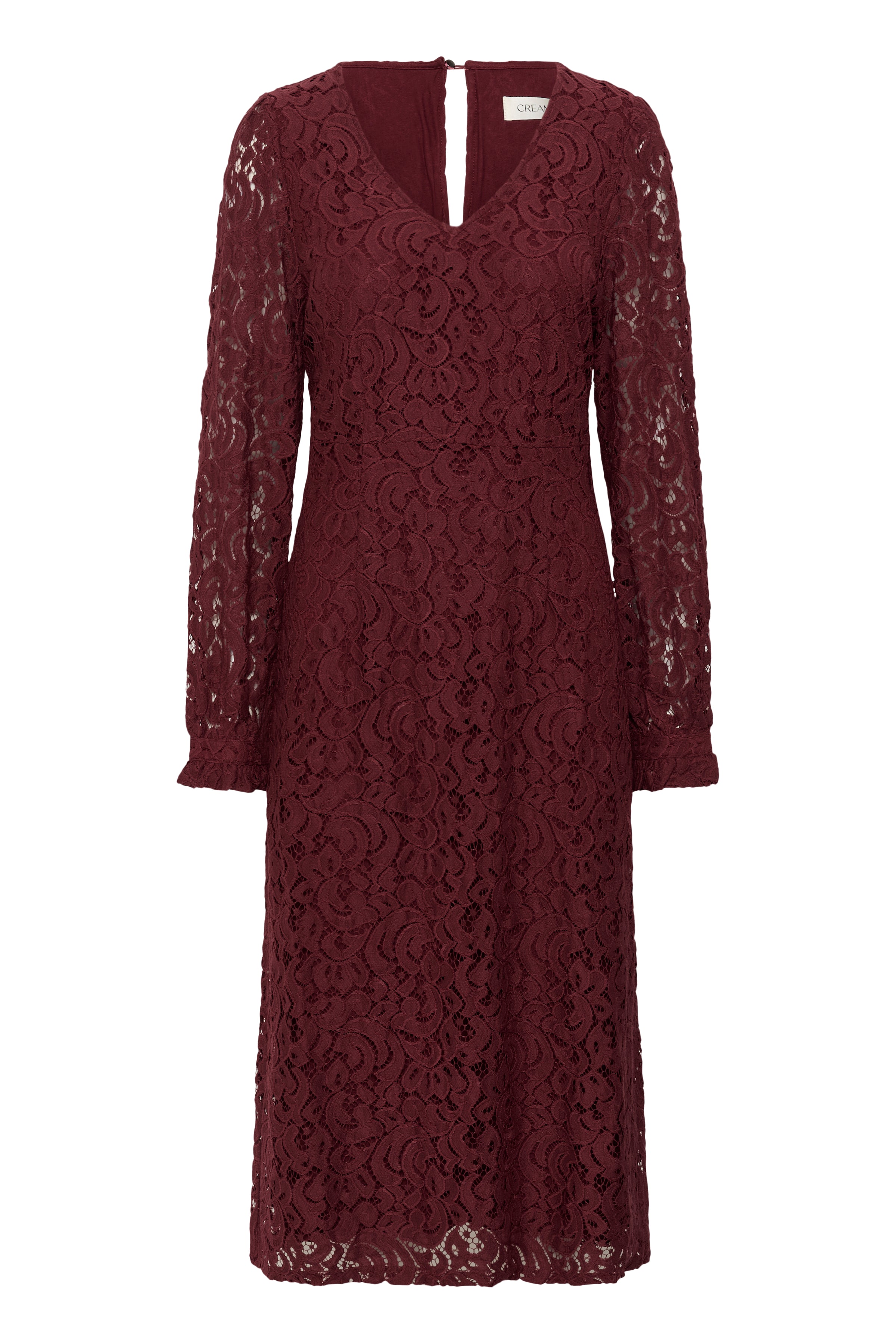 2025FW - Cream - Robe - Thit Ebana V Neck