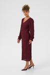 2025FW - Cream - Robe - Thit Ebana V Neck