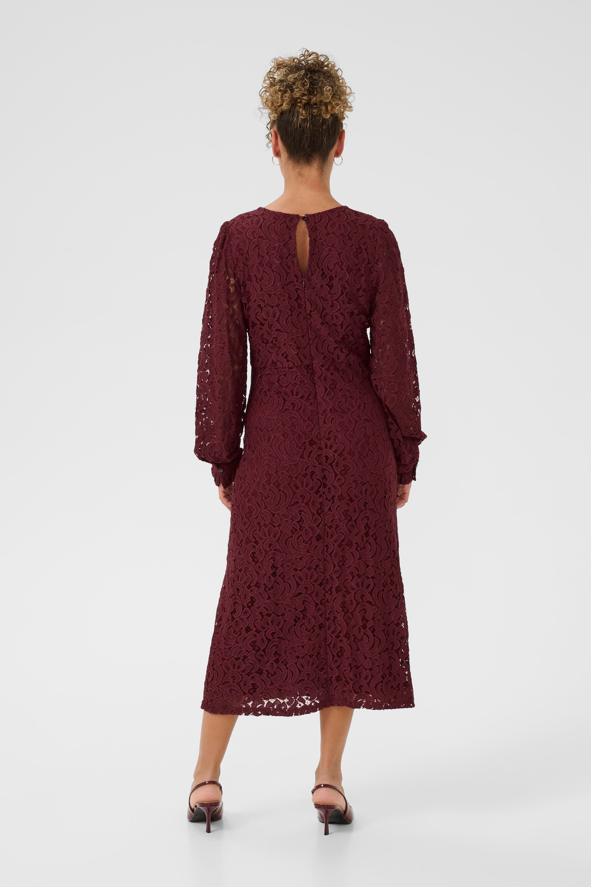 2025FW - Cream - Robe - Thit Ebana V Neck