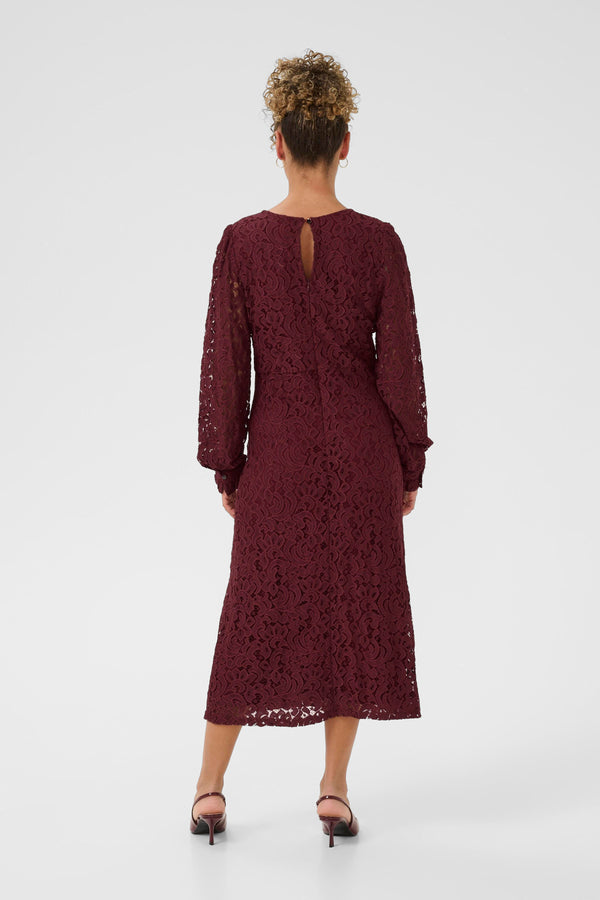 2025FW - Cream - Robe - Thit Ebana V Neck