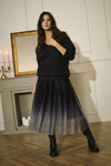 2025FW - Cream - Jupe - Glittery Mesh