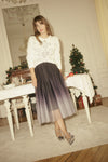 2025FW - Cream - Jupe - Glittery Mesh