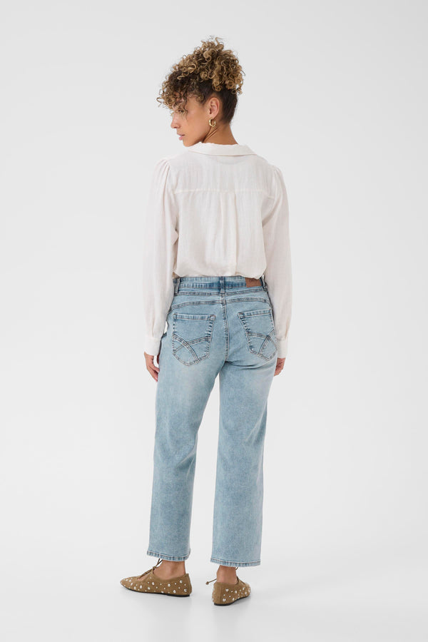 2026SS - Cream - Jeans - Lisa Straight 7/8 - Coco Fit