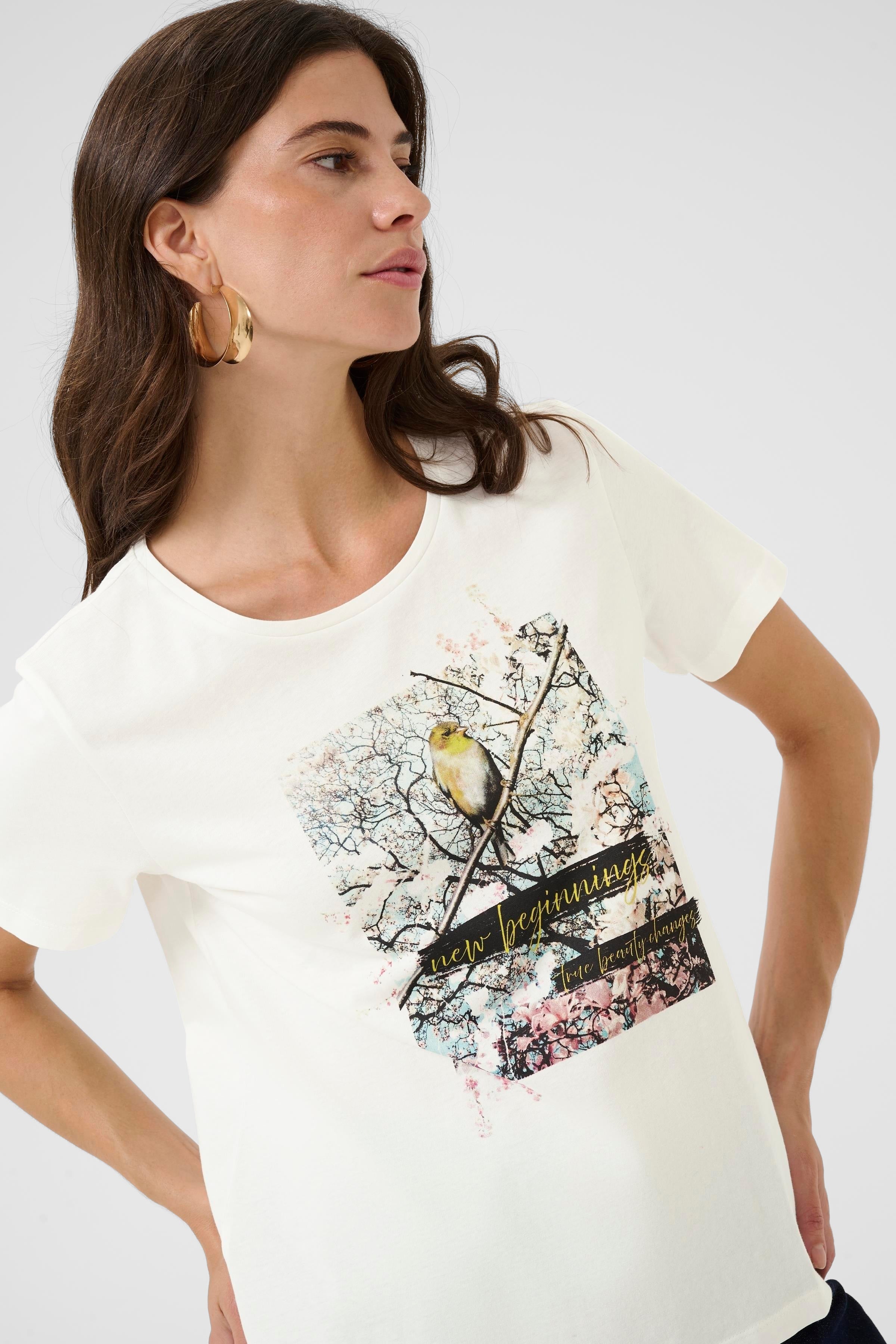 2026SS - Cream - T-Shirt - Nikita (Choix de 2 couleurs)