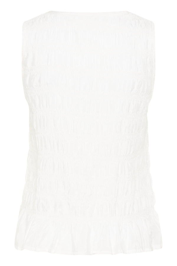 2026SS - Cream - Blouse - Henva Sleeveless