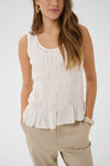 2026SS - Cream - Blouse - Henva Sleeveless