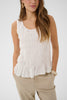 2026SS - Cream - Blouse - Henva Sleeveless
