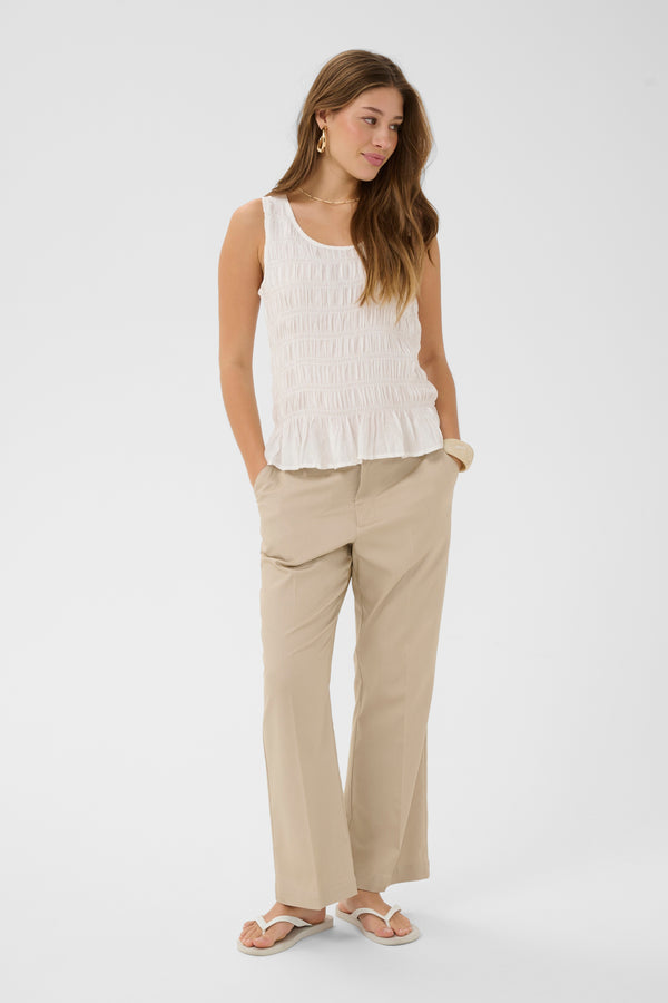 2026SS - Cream - Blouse - Henva Sleeveless