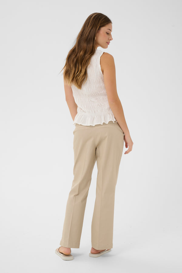 2026SS - Cream - Blouse - Henva Sleeveless