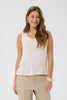 2026SS - Cream - Blouse - Henva Sleeveless