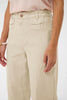 2026SS - Cream - Pantalon - Tilde Ankl - Audrey Fit