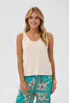 2026SS - Cream - CREvisa Knit Top