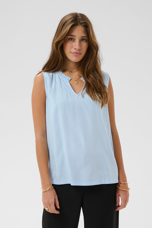 2026SS - Cream - Blouse - CRTiah Sleeveless