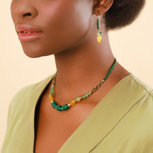 2023FW - NATURE - Boucles d'oreilles - AGATA VERDE