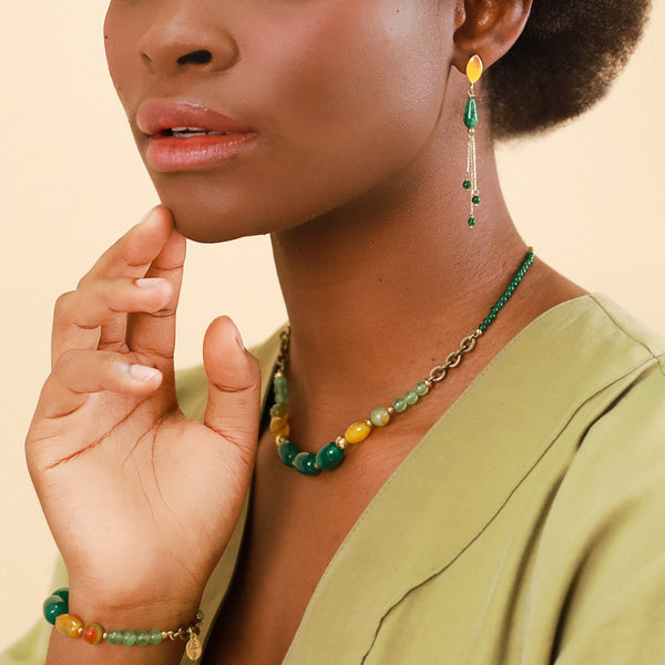 2023FW - NATURE - Boucles d'oreilles - AGATA VERDE
