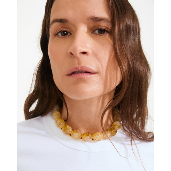 2026FW - Pilgrim - Bijoux - Collier - Argent/Jaune