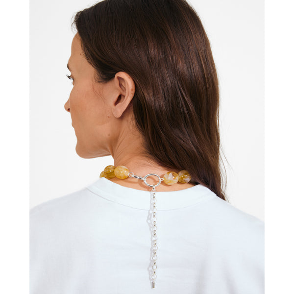 2026FW - Pilgrim - Bijoux - Collier - Argent/Jaune