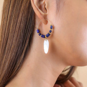 2024FW - NATURE - Boucles d'oreilles - COBALT