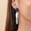 2024FW - NATURE - Boucles d'oreilles - COBALT