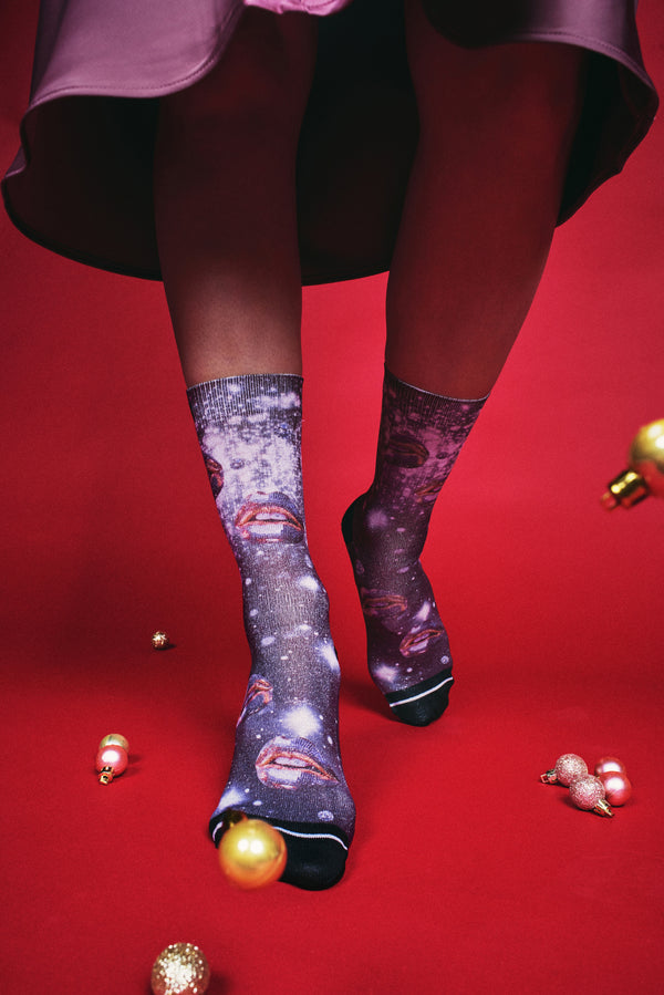 Glitterdisco Chaussettes
