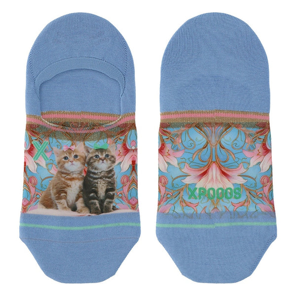 2026SS - XPOOOS - Chaussettes - Footies Kitty