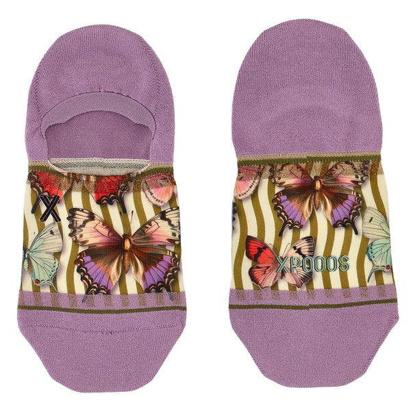 2026SS - XPOOOS - Chaussettes - Footies Papillon