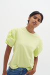 2024SS - In Wear - T-shirt - PayanaIW woven trim Tshirt (Choice of 2 colors)