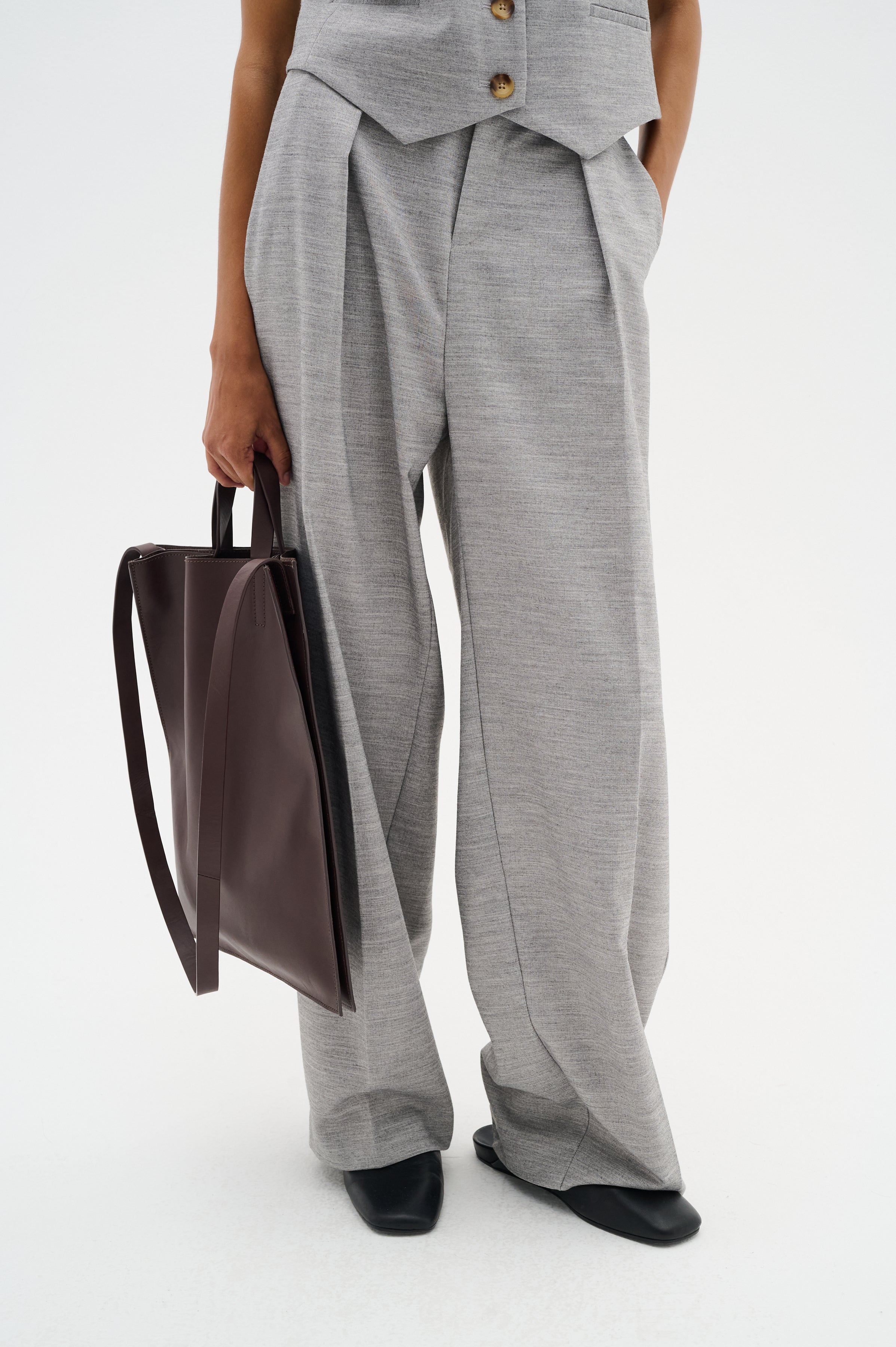 2024FW - In Wear  - Pantalon - KhaiIW Pleated Pant