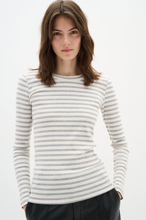 2024FW - In Wear  - T-shirt - DagnaIW Striped LS MIX