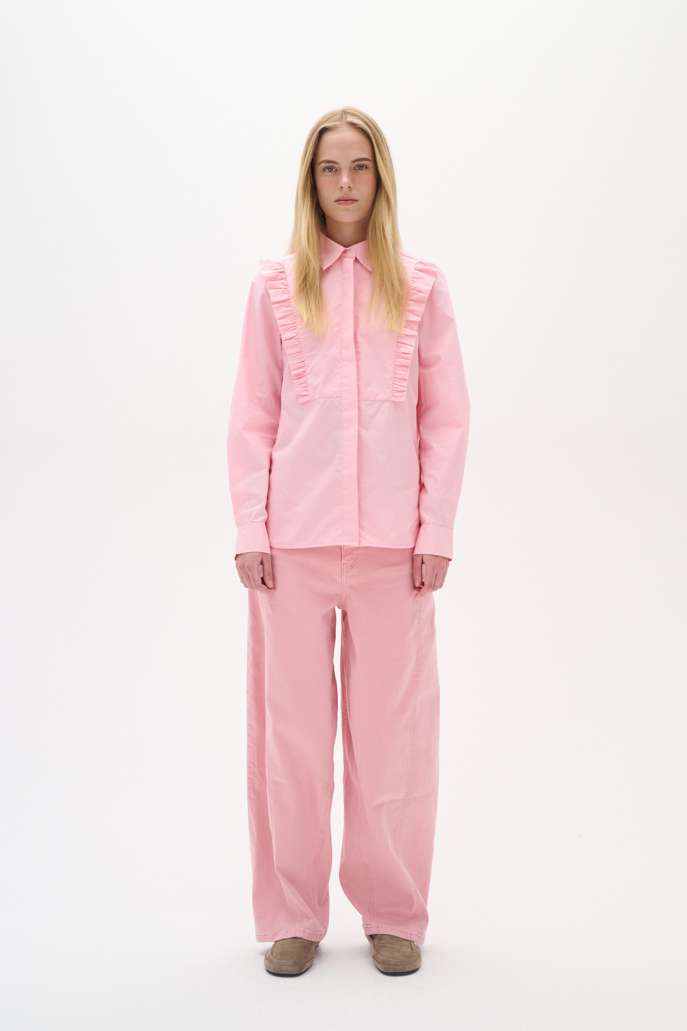 2025SS - In Wear - Chemise - ValleyIW Frill Shirt