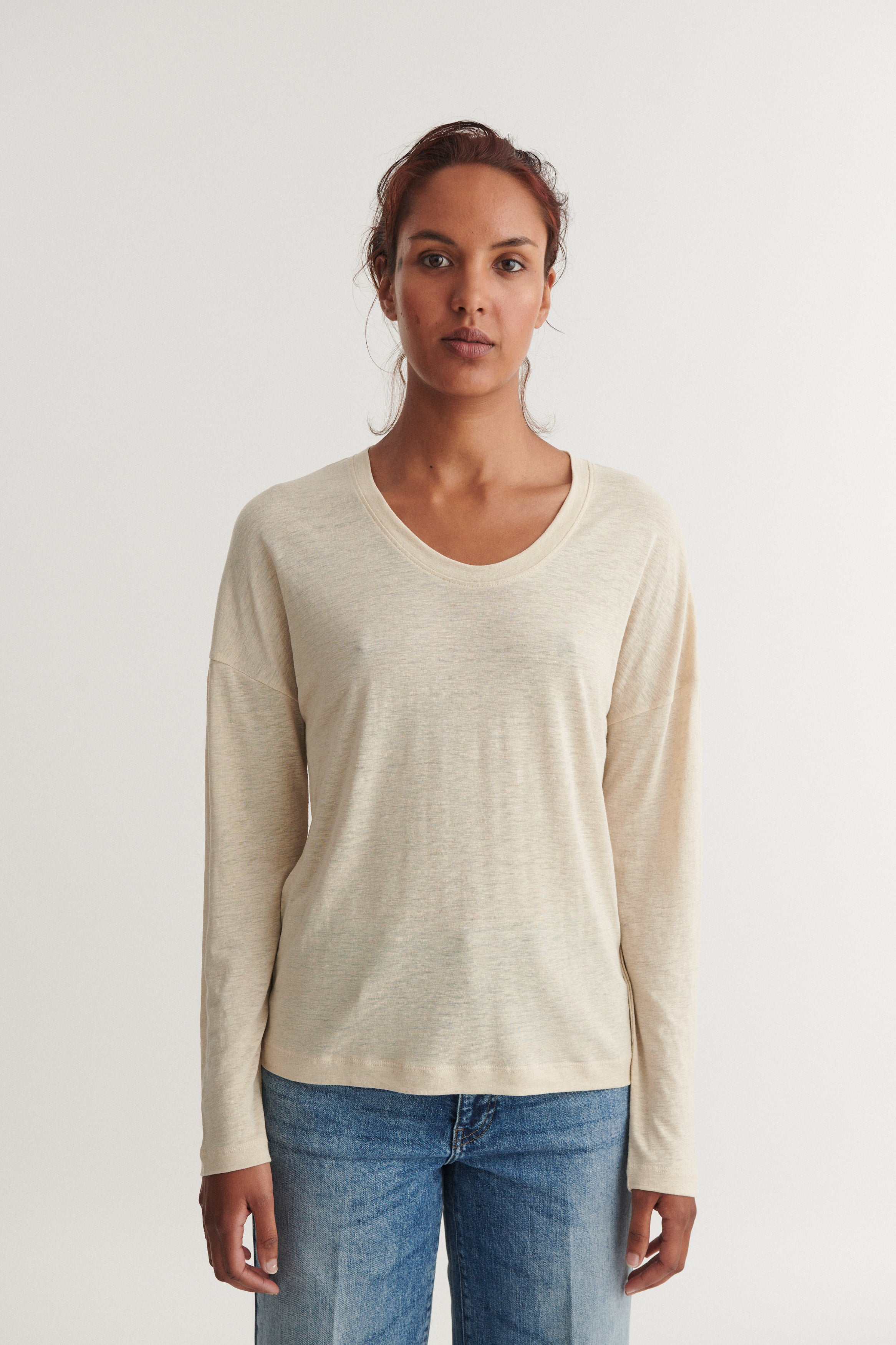 2026SS - Basic Apparel - T-Shirt - Ashly Long Sleeve